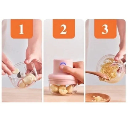 Mini Processador LiteChef™ 250 ml – Sem Fio & Recarregável